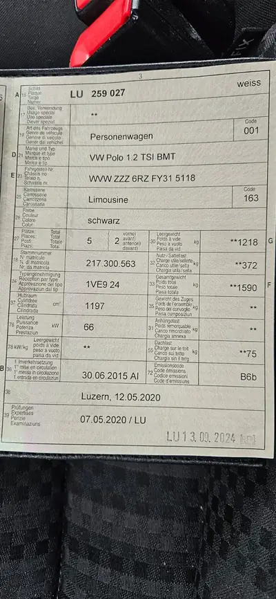 VW Polo 1.2 TSI 90 — Citadine dynamique, entretenue et bien équipée — détail