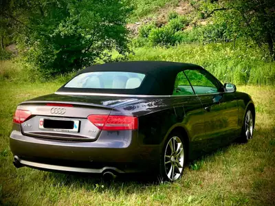 Audi A5 Cabrio 2010 — Cabriolet sportif élégant, moteur 2.0 TFSI 211 ch — Heckansicht