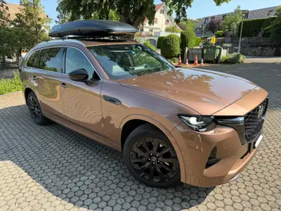 Mazda CX-80 3.3 D Homura Plus — SUV 7 places hybride diesel, très peu kilométré — side view