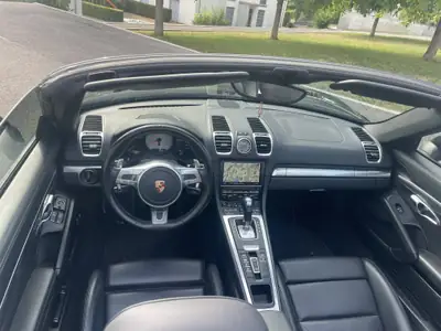 Porsche Boxster S 981 — Cabriolet sportif 315 ch PDK, entretien Porsche complet — arrière