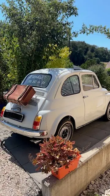 FIAT 500 Nuova 1968 — L'icône italienne sans kilométrage excessif — intérieur