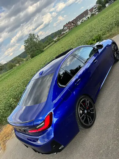 BMW M340i xDrive — Berline sportive hybride légère, 42'000 km seulement — side view