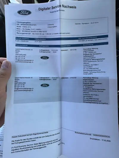 Ford B-MAX 1.6i Ti-VCT Titanium X — Monospace compact ludique, 67'000 km, MFK frais — Miniature 18