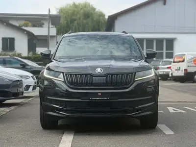 Skoda Kodiaq 2.0 TSI 4x4 SportLine — SUV 7 places puissant, garantie 24 mois incluse — fianco