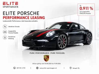 Porsche 911 Carrera 4S PDK 911R-Design — Coupé sportif légendaire, 44'500 km seulement — vue extérieure