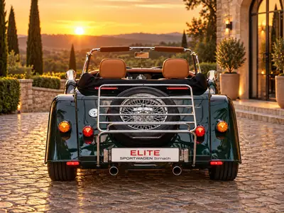 Morgan Plus Four 2.0 — Cabriolet britannique 258 ch, automatik 8 rapports, 6200 km seulement — Detail