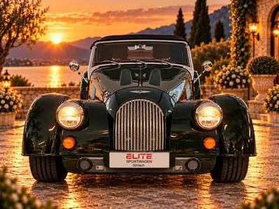 Morgan Plus Four 2.0 — Cabriolet britannique 258 ch, automatik 8 rapports, 6200 km seulement — Miniatur 7