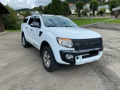 Ford Ranger 3.2 TDCi 4x4 Wildtrak — Pick-up robuste 200 ch, 170'000 km — Seitenansicht