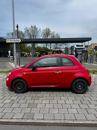 Fiat 500 1.0 Hybrid Cult Edition — Cabriolet urbain écologique, 32 600 km seulement — fianco