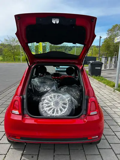 Fiat 500 1.0 Hybrid Cult Edition — Cabriolet urbain écologique, 32 600 km seulement — interni