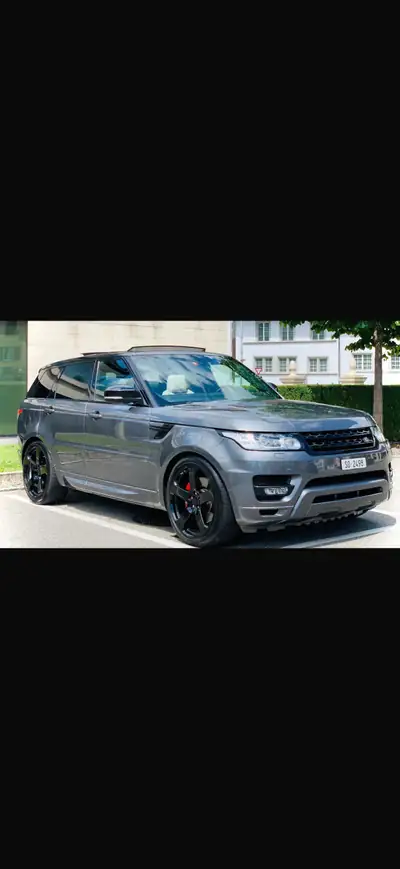 Range Rover Sport SDV8 HSE Dynamic — SUV prestige diesel, 340 ch tout-terrain — côté