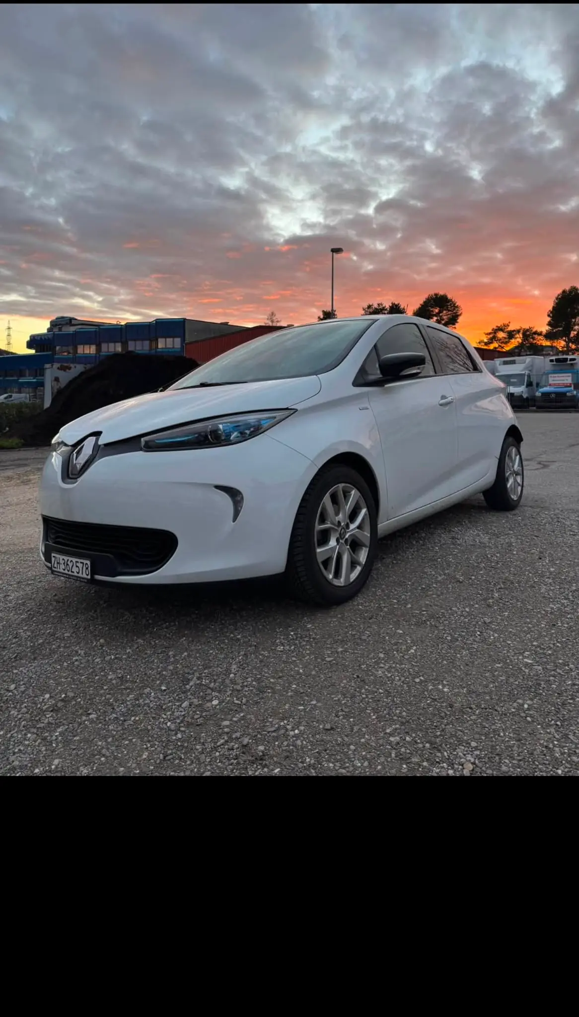 Renault Zoé 2019 — Citadine électrique 109 ch, 52'000 km, batterie en location — Außenansicht