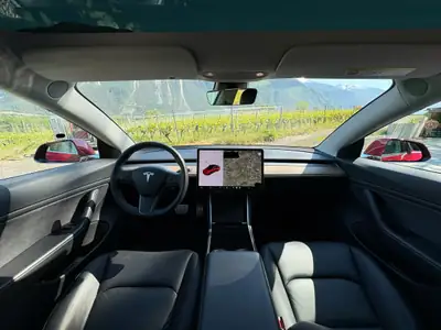 Tesla Model 3 Long Range AWD Performance — Électrique haute performance, 65'900 km — fianco
