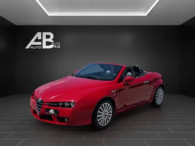Alfa Romeo Spider 2.2 JTS 185 ch — Cabriolet sportif rouge, entretien frais — côté