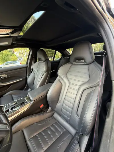 BMW M340i xDrive 2022 — Berline sportive hybride, 80000 km, noir métallisé — cruscotto
