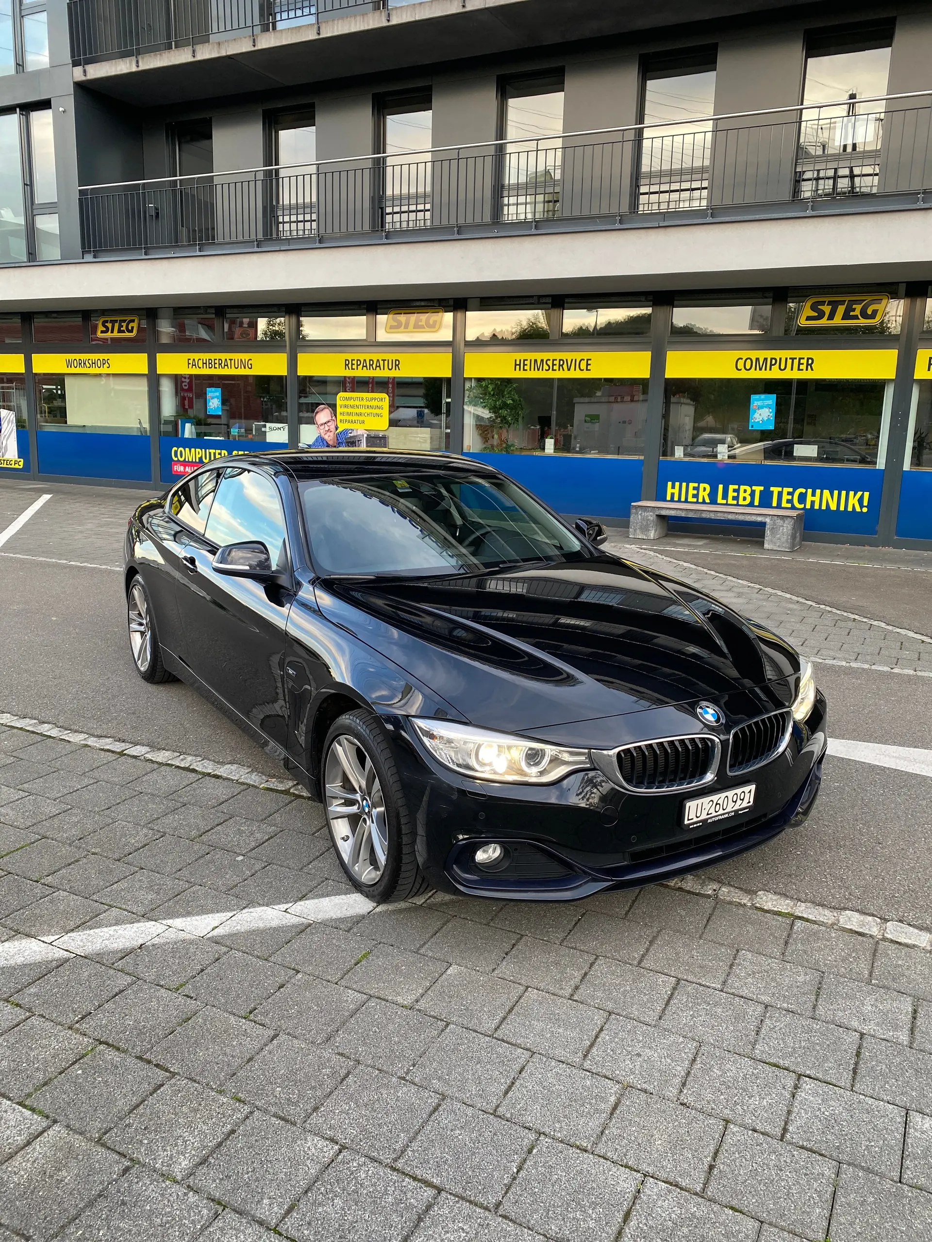BMW 420d xDrive Coupé — Diesel performant, contrôle intégral et économie assurée — vista esterna