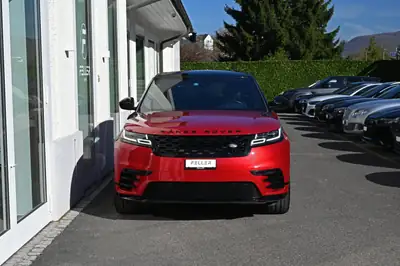 Range Rover Velar R-Dynamic D 300 — Diesel premium, 95 000 km, toit panoramique — côté