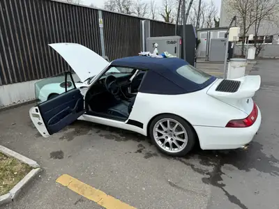 Porsche 911 993 Cabriolet — Icône des années 90, motorisation 3.6L et Aerokit original — Miniatur 11