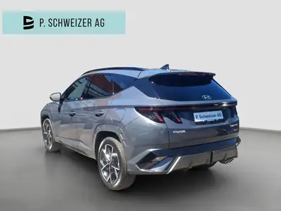 Hyundai Tucson 1.6 TGDI HEV N-Line 4WD — Hybride sportif, 20 km au compteur — arrière