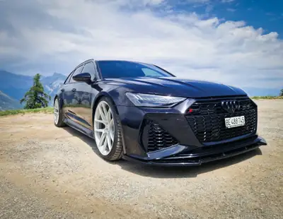 Audi RS6 Avant 4.0 TFSI V8 quattro — 600 ch, break sportif au prestige intact — Heckansicht