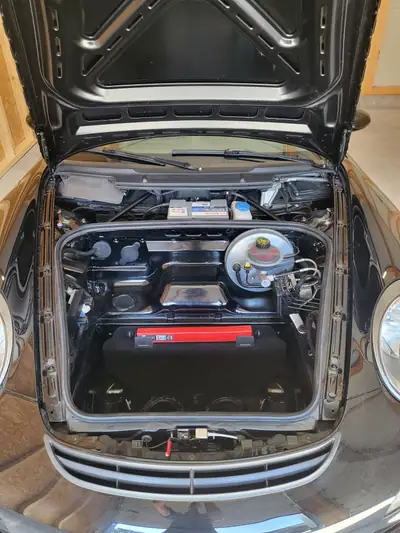 Porsche 911 Carrera RS 3.8 2004 — Légende sportive homologuée circuit, 54 500 km — détail