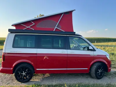 VW T6 2.0 TDI 204 Ocean RED — Utilitaire 4×4 polyvalent, peu kilométré — Innenraum