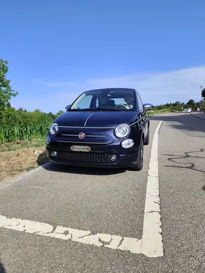 Fiat 500 Cabriolet 0.9 TwinAir — Édition Riva, État Exceptionnel, Très Peu Kilométrés — arrière