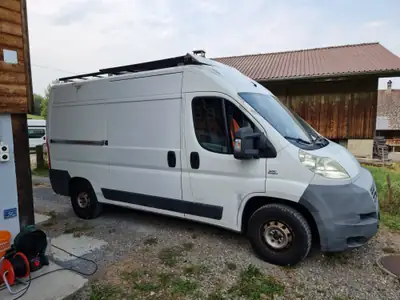 Fiat Ducato 2.3 JTD L2H2 — Fourgon aménagé camping, prêt à partir — fianco