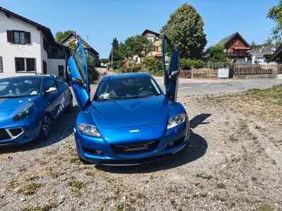 MAZDA RX-8 2.6 231 Cosmo — Coupé sport rotatif, 136'000 km, sans sinistre — fianco