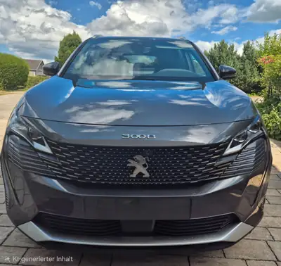 Peugeot 3008 1.6 Plug-in Hybrid4 GT — SUV rechargeable, 62'000 km, traction intégrale — vue extérieure