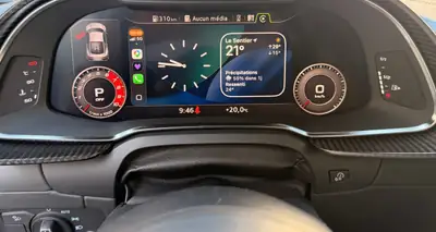 Audi R8 5.2 FSI V10 Plus Quattro — 610 ch, Carbone et Freins Céramique — Miniature 14