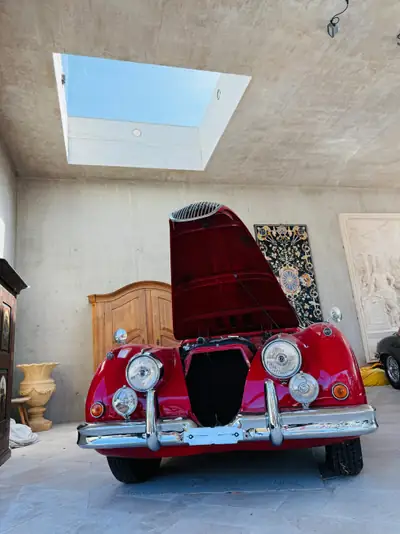 Jaguar XK150 S Roadster 1958 — Un classique britannique légendaire, sans accident — intérieur
