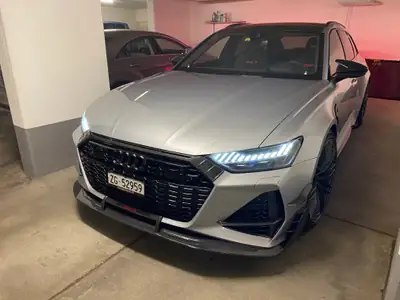Audi RS6 Avant — Break haute performance 740 ch, hybride léger, kilométrage modéré — vista esterna