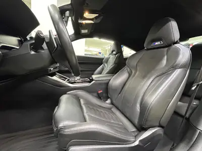BMW M4 Competition xDrive Cabriolet — 510 ch, Yellow iconic, occasion premium — côté
