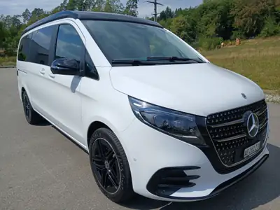 Mercedes-Benz Marco Polo Horizon — Camping-car 7 places, toit relevable, peu kilométré — Heckansicht