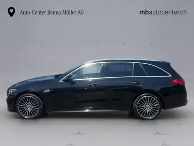 Mercedes-Benz C 220 d AMG Line 4Matic Kombi — Break diesel hybride, 15'000 km seulement — côté