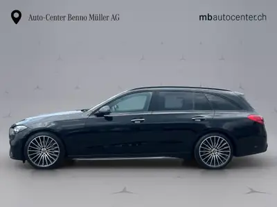 Mercedes-Benz C 220 d AMG Line 4MATIC Kombi — Diesel hybride, traction intégrale, élégance sportive — côté