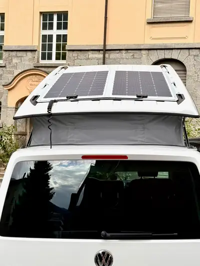 VW T6 California Beach — Camping 4 places équipé solaire et batterie lithium — Seitenansicht