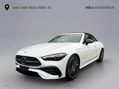 Mercedes-Benz CLE 450 AMG Line Cabriolet — Décapotable hybride 4MATIC, 20 km seulement — vue extérieure