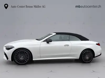 Mercedes-Benz CLE 450 AMG Line Cabriolet — Décapotable hybride 4MATIC, 20 km seulement — côté