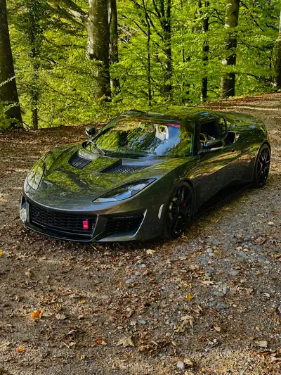 Lotus Evora 400 — Coupé sportif britannique haute performance, 28 000 km — vue extérieure