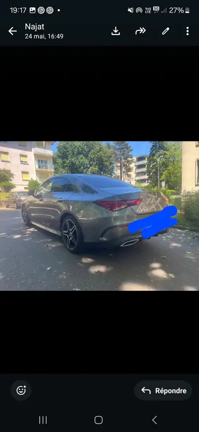 Mercedes-Benz CLA 200 d AMG Line — Berline élégante, diesel économe, 120'000 km — Detail