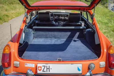 MG MGB GT 1973 — Coupé britannique vintage au moteur révisé, 48 000 km — dettaglio
