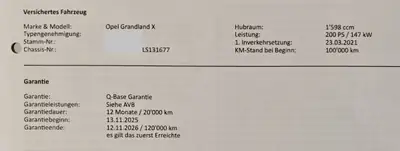 Opel Grandland X 1.6 T PHEV Ultimate — Hybride rechargeable 300 ch, batterie neuve — Thumbnail 20