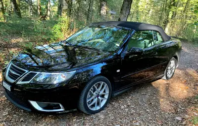 SAAB 9-3 Cabrio 2.8T V6 Aero — Cabriolet sportif suédois, 275 ch Hirsch Performance — côté