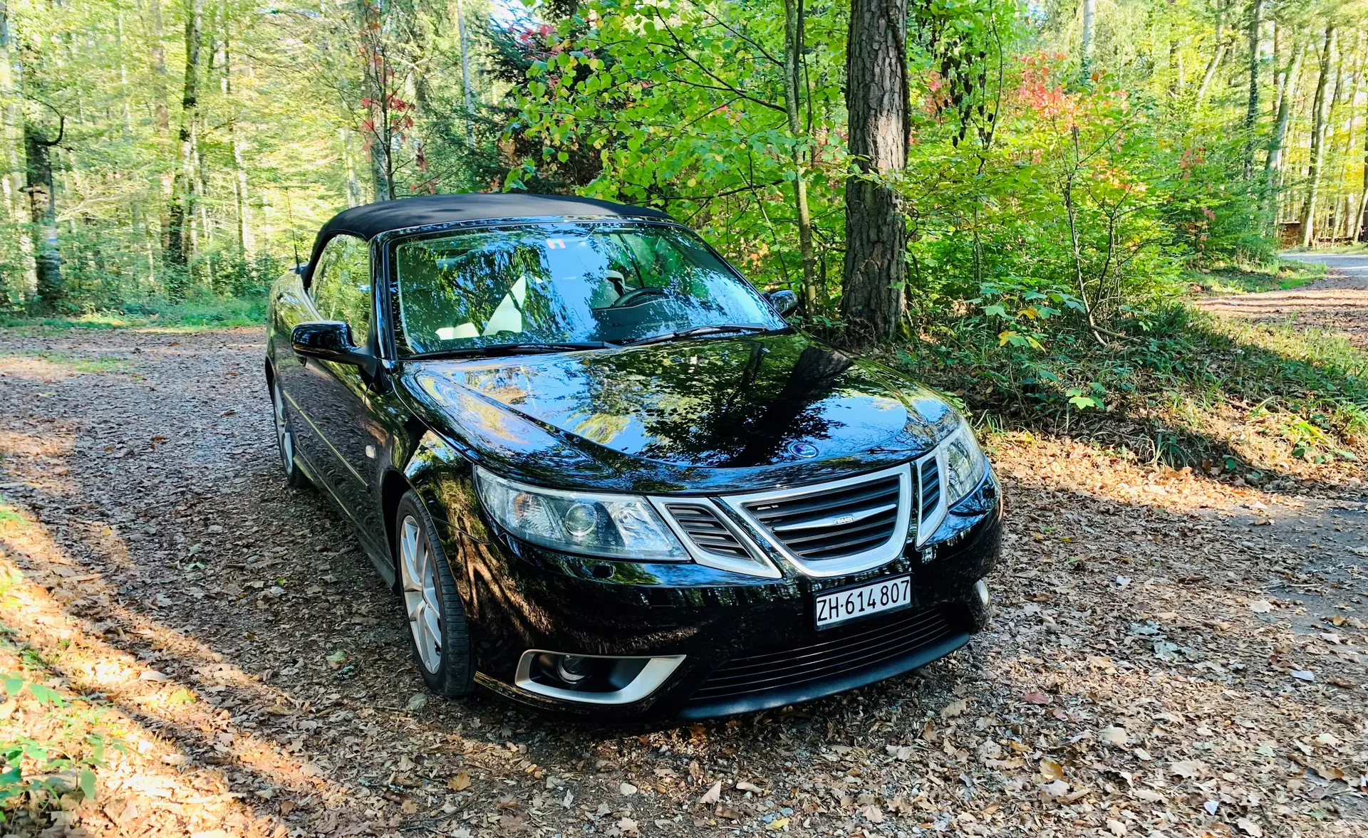 SAAB 9-3 Cabrio 2.8T V6 Aero — Cabriolet sportif suédois, 275 ch Hirsch Performance — vue extérieure