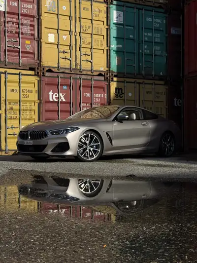BMW M850i xDrive — Coupé Gran Turismo haute performance, 530 ch et seulement 60'000 km — Seitenansicht