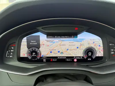 Audi A6 2.0 45 TFSI Quattro S-Tronic — Berline premium allemande, équipée S line, unfallfrei — Armaturenbrett
