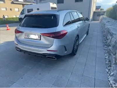 Mercedes-Benz C 220 d Swiss Star AMG Line 4matic — Break diesel hybride, 64000 km, freinage régénératif — arrière