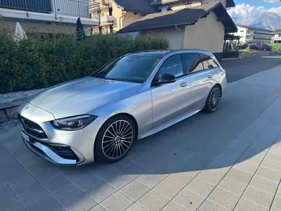 Mercedes-Benz C 220 d Swiss Star AMG Line 4matic — Break diesel hybride, 64000 km, freinage régénératif — vue extérieure